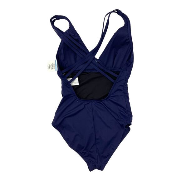 La Blanca Island Goddess Cross Back One Piece Swimsuit Size 10 NWOT $125 MSRP - Picture 6 of 6